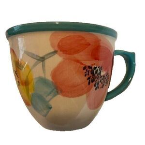 Pioneer Woman Cottagecore Farmcore Vintage Bloom 16 oz Floral Coffee Cup